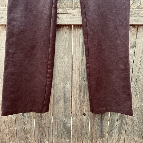 Eileen Fisher Chocolate Brown Straight Leg Stretch Trousers SZ Med. - Picture 9 of 9